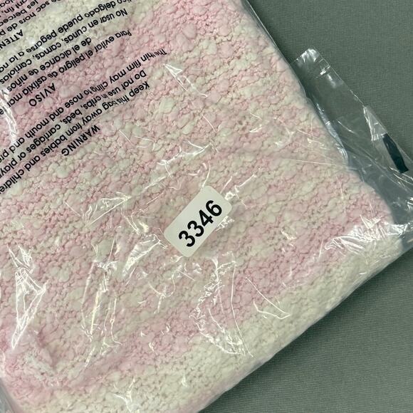 Junior Connection by Mervyn’s Pink Striped Bouclé Knit Top Size Large - Picture 10 of 10